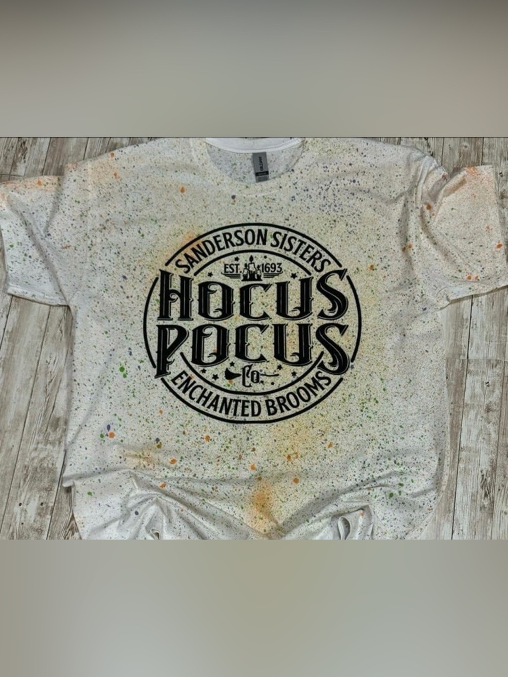 Hocus Pocus paint splatter Shirt Large